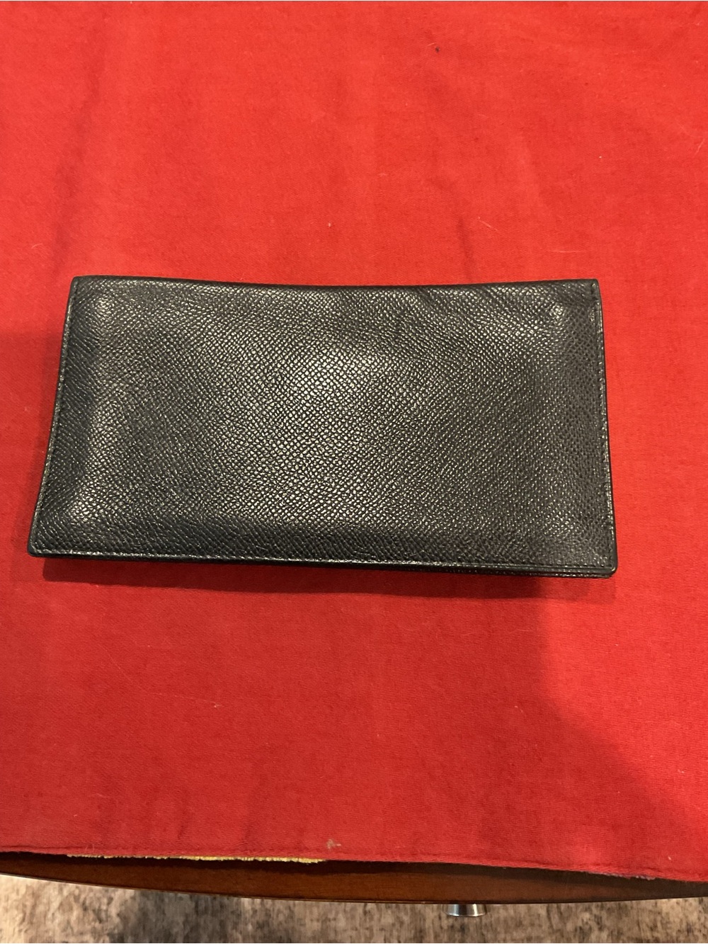 Bvlgari Black Textured Leather Continental Wallet